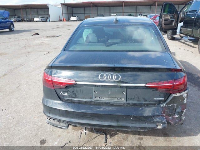 2020 AUDI A4 PREMIUM 45 TFSI QUATTRO S TRONIC VIN: WAUDNAF49LN007813