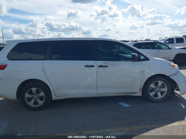 2017 TOYOTA SIENNA L 7 PASSENGER VIN: 5TDZZ3DCXHS852383