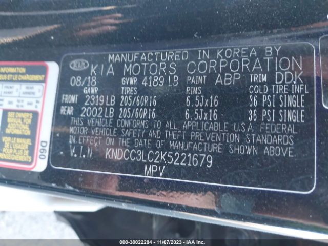 2019 KIA NIRO KNDCC3LC2K5221679 Photo 8
