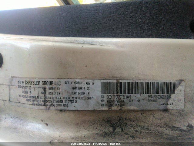 2013 FIAT 500 3C3CFFCR7DT513445 Photo 8