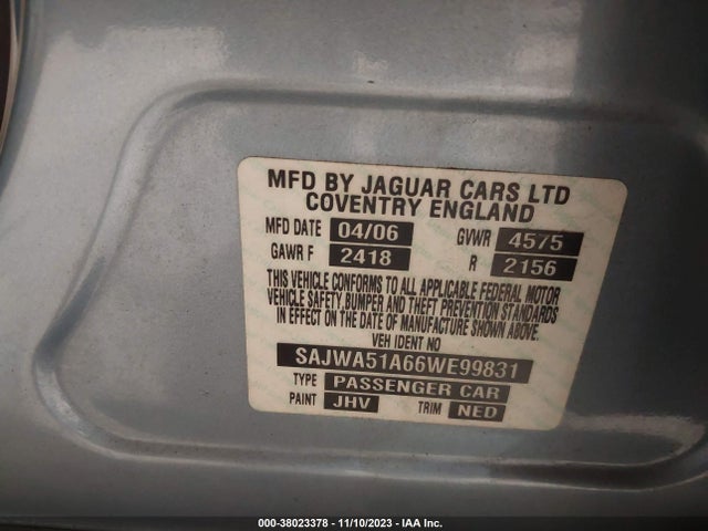 2006 JAGUAR X-TYPE SAJWA51A66WE99831 Photo 8