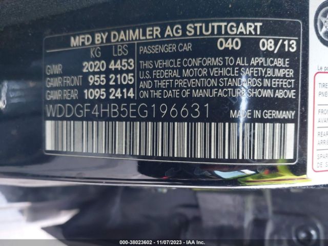 WDDGF4HB5EG196631 Mercedes-Benz C-class C 250