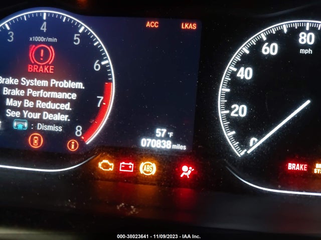 Honda ACCORD EX 2018 1HGCV1F49JA253488 Image 7
