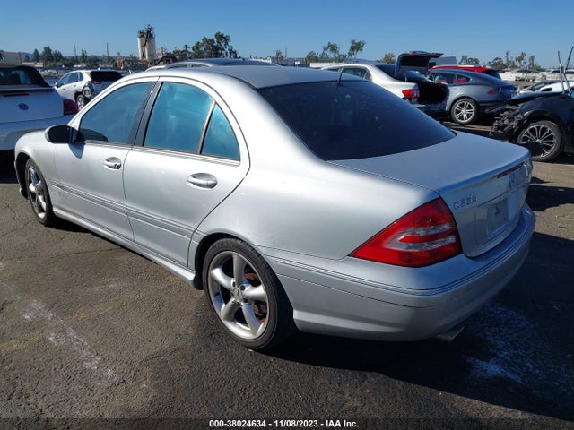 2006 MERCEDES-BENZ C 230 SPORT VIN: WDBRF52H76F814897