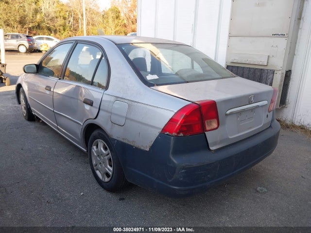 2001 HONDA CIVIC LX VIN: 1HGES15541L066398