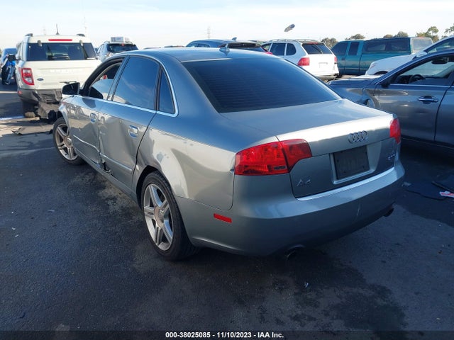 2007 AUDI A4 2.0T VIN: WAUAF78E57A245714