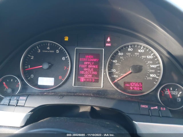 2007 AUDI A4 2.0T VIN: WAUAF78E57A245714