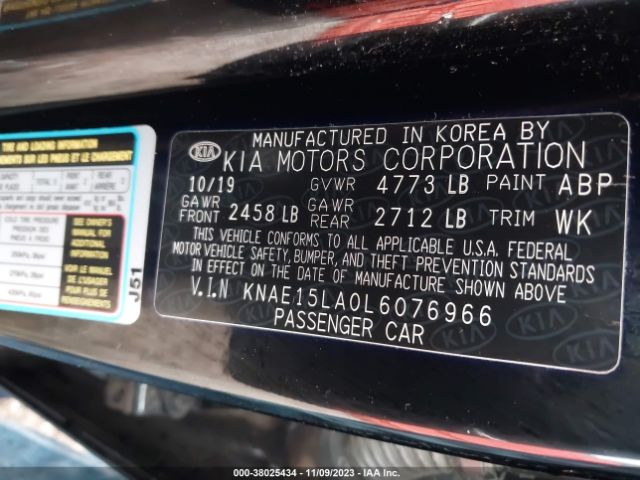 KNAE15LA0L6076966 KIA Stinger Gt-line