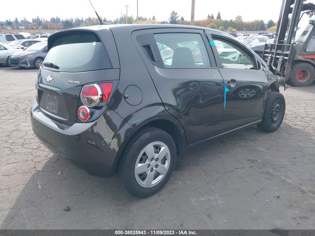 Chevrolet Sonic Ls Manual 2014 1G1JB6SG4E4128908 Image 4
