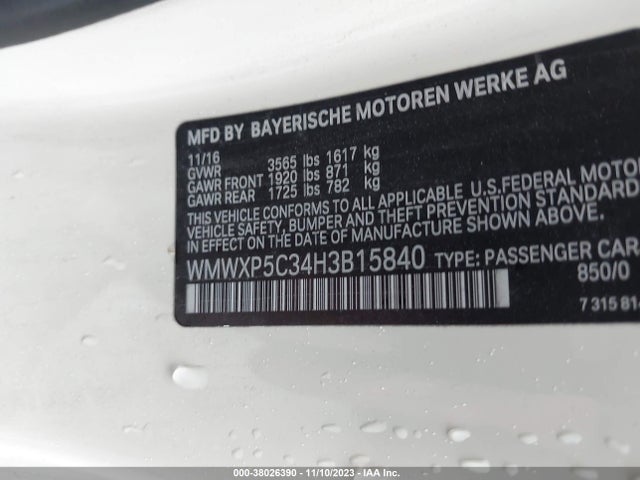 2017 MINI HARDTOP WMWXP5C34H3B15840 Photo 8