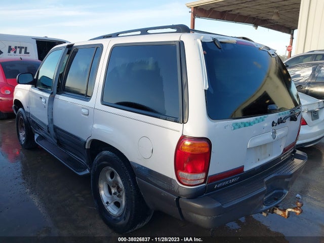 2001 MERCURY MOUNTAINEER VIN: 4M2ZU86P41UJ09581