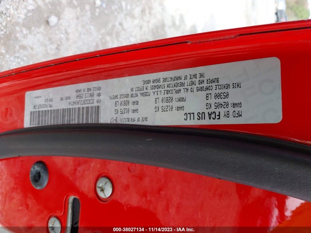 2018 DODGE CHALLENGER R/T PLUS VIN: 2C3CDZBT2JH144714