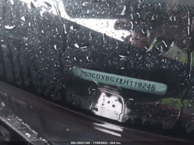 2C3CDXBGXLH119246 Dodge Charger Sxt Rwd
