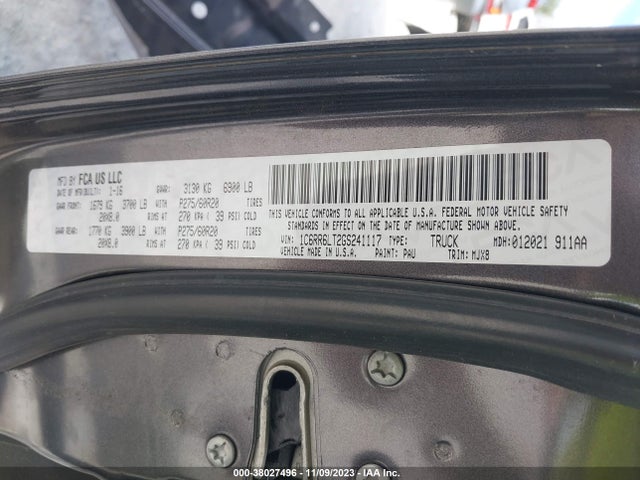 1C6RR6LT2GS241117 RAM 1500 Lone Star