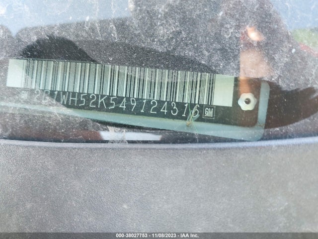 2004 CHEVROLET IMPALA LS VIN: 2G1WH52K549124316