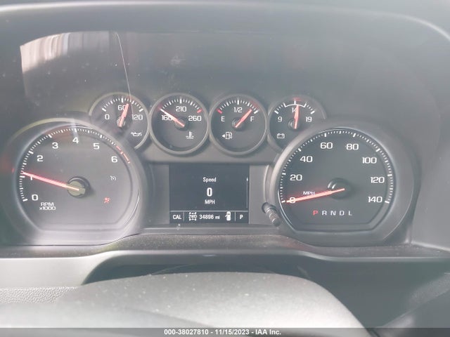 2021 CHEVROLET SILVERADO 1500 4WD SHORT BED CUSTOM TRAIL BOSS VIN: 3GCPYCEF7MG287232