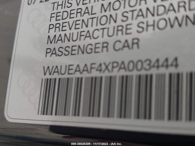 2023 AUDI A4 WAUEAAF4XPA003444 Photo 8