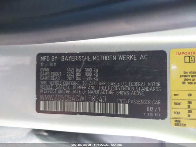 2012 MINI COOPER S COUNTRYMAN WMWZC5C54CWL58543 Photo 8