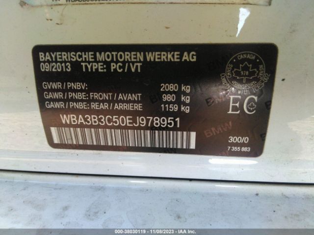 WBA3B3C50EJ978951 BMW 328i Xdrive