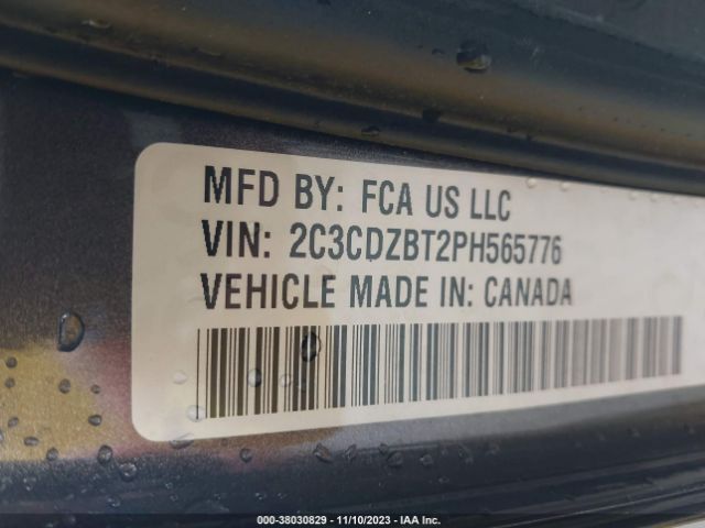 2C3CDZBT2PH565776 Dodge Challenger R/t