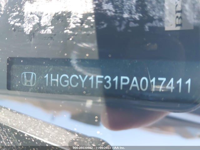 2023 HONDA ACCORD EX VIN: 1HGCY1F31PA017411