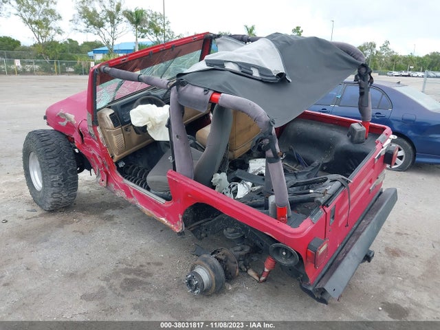 1997 JEEP WRANGLER SE VIN: 1J4FY29P4VP494287