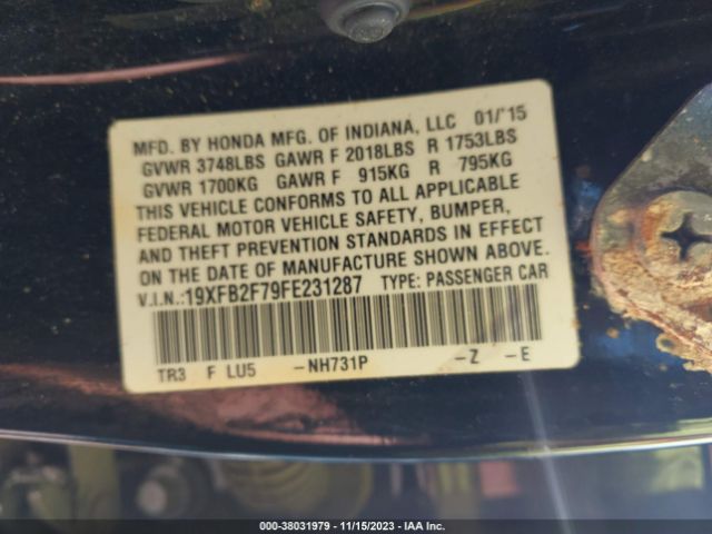 19XFB2F79FE231287 Honda CIVIC SE