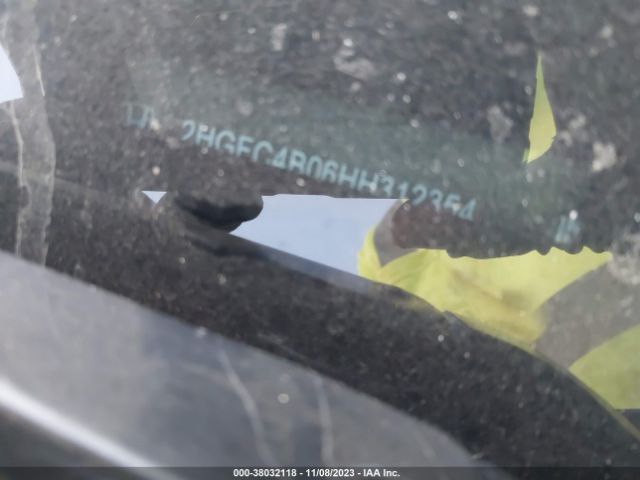 2HGFC4B06HH312354 Honda Civic Lx-p