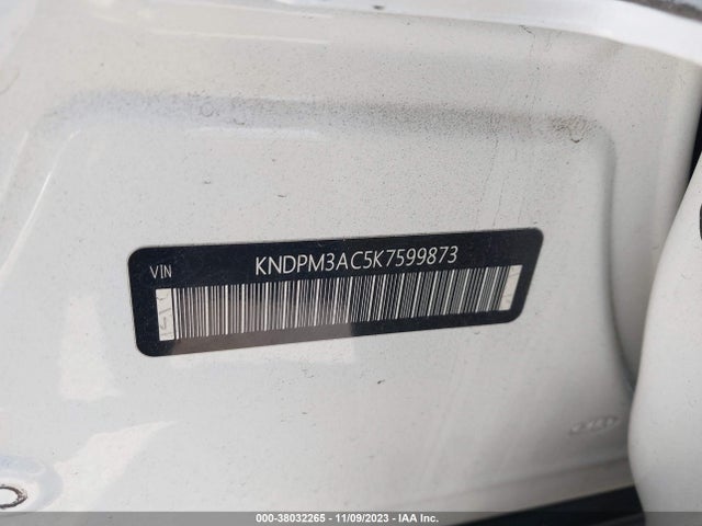 2019 KIA SPORTAGE LX VIN: KNDPM3AC5K7599873