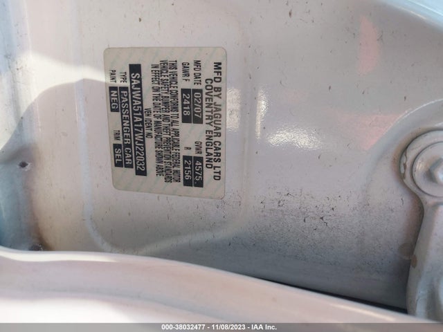 2007 JAGUAR X-TYPE SAJWA51A17WJ22032 Photo 8