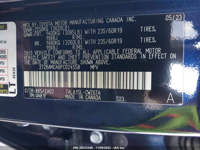 2T2BAMCA8PC024558 Lexus Rx 350 Premium