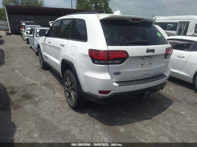 2016 JEEP GRAND CHEROKEE LIMITED 75TH ANNIVERSARY VIN: 1C4RJEBG2GC407483