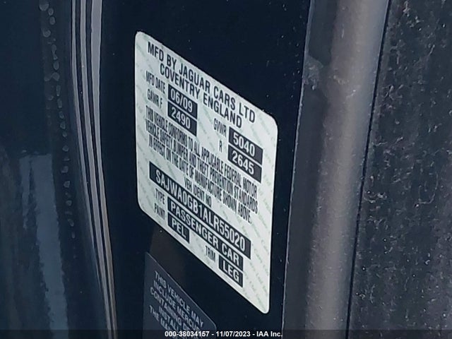 2010 JAGUAR XF SAJWA0GB1ALR55020 Photo 8