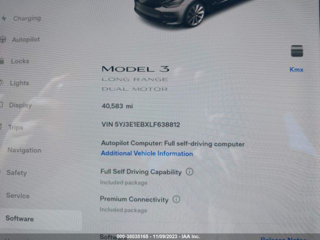 2020 TESLA MODEL 3 5YJ3E1EBXLF638812 Photo 6