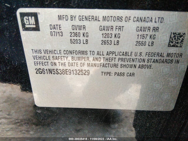 2G61N5S38E9132529 Cadillac XTS LUXURY