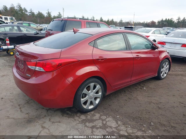 2012 HYUNDAI ELANTRA LIMITED (ULSAN PLANT) VIN: KMHDH4AE6CU470201