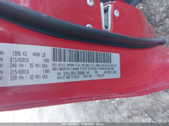 3C4NJCAB4JT489088 Jeep Compass Sport Fwd