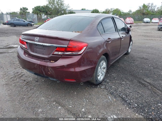 Honda Civic Lx 2015 19XFB2F50FE119122 Image 4