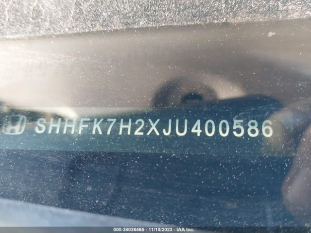SHHFK7H2XJU400586 Honda Civic Lx