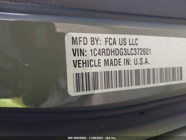 Dodge Durango Gt Plus Rwd 2020 1C4RDHDG3LC372601 Image 9