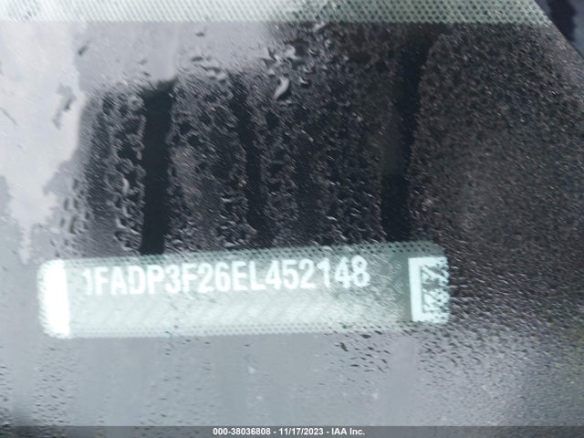 2014 FORD FOCUS SE VIN: 1FADP3F26EL452148