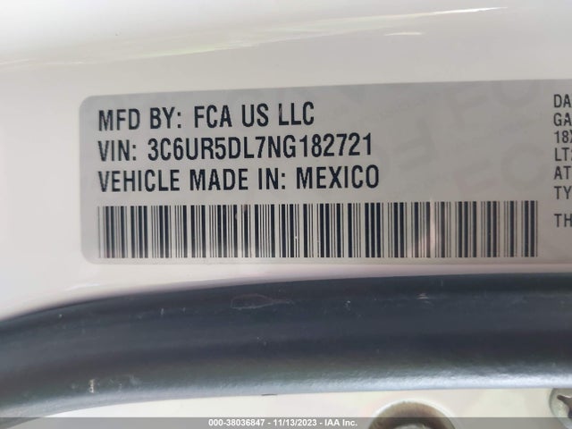 RAM 2500 Big Horn 2022 3C6UR5DL7NG182721 Image 9