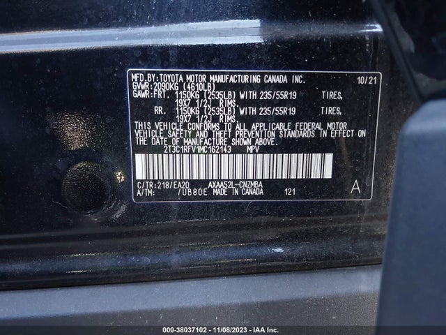 Toyota Rav4 Xle Premium 2021 2T3C1RFV1MC162143 Image 9