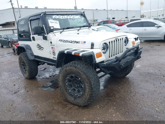 2006 JEEP WRANGLER SPORT RHD VIN: 1J4F449S76P725860