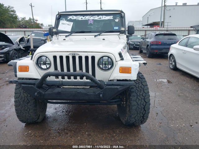 2006 JEEP WRANGLER SPORT RHD VIN: 1J4F449S76P725860