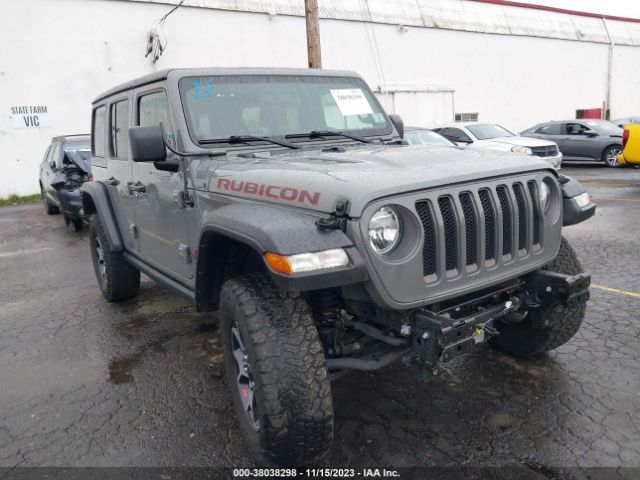 1C4JJXFM6MW749277, 2021 Jeep Wrangler Unlimited Rubicon 4x4 on IAAI