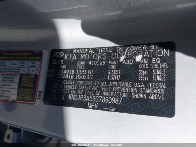 KNDJP3A53G7860987 KIA SOUL +