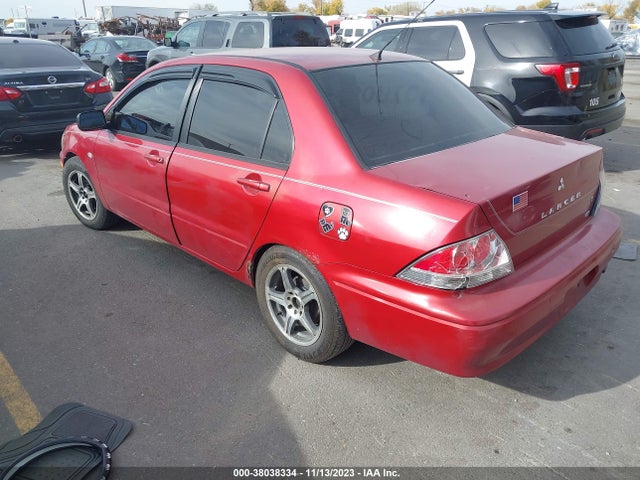 2003 MITSUBISHI LANCER ES VIN: JA3AJ26E93U016645