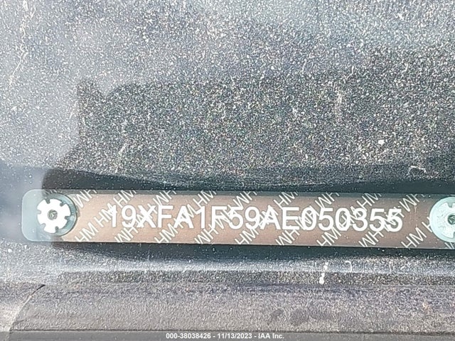 2010 HONDA CIVIC LX VIN: 19XFA1F59AE050355