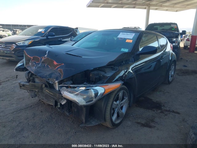 2014 HYUNDAI VELOSTER BASE W/BLACK M6 VIN: KMHTC6AD8EU190263
